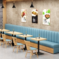 Ensembles de banquettes et canapés à dossier haut en bois pour cafés, restaurants, bars, fast-foods et hôtels - Vente en gros