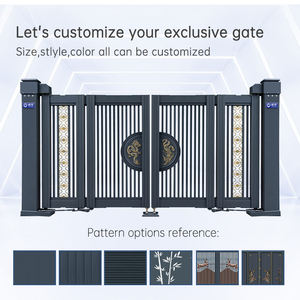 Porte automatique d'industrie de porte d'oscillation avec l'ouvreur <span class=keywords><strong>motorisé</strong></span> pour l'application d'entrée de maison - Product Image 6
