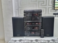 Sistema de Sonido Estéreo SU-X501 con Altavoces y Control Remoto Separados