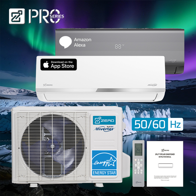 6 Zone Variable Frequency Mini Split Cool&Heat Wall Mounted Ductless Energy Star Certified App-Controlled Air Conditioners