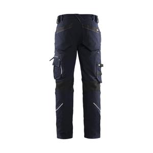 BLAKLADER - 198916448699D92 Pantalones Craftsman Elásticos en 4 direcciones sin bolsillos para uñas X1900 Azul marino oscuro/Negro PANTALONES DE TRABAJO - Product Image 2