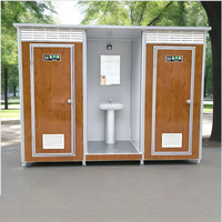 Toilettes portables préfabriquées très demandées, sanitaires mobiles, douches, toilettes publiques portables, toilettes de camping extérieures