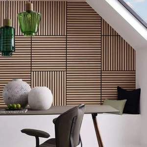 Tianyun Akupanel haute qualité 600*600mm placage de bois panneaux muraux acoustiques décoratifs intérieurs insonorisés pour les studios - Product Image 6