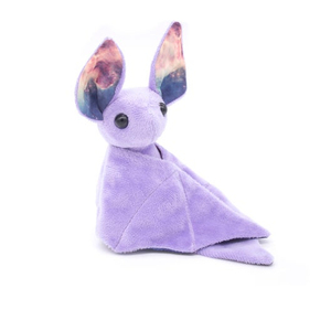 Alas de Murciélago de Peluche Moradas con Patrón de Río de Estrellas, Juguete de Murciélago, Regalo de Cumpleaños para Niñas y Novias, Personalización Disponible, Envío Directo - Product Image 3
