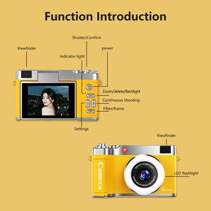 Toptan Otomatik Odaklamalı Çevirmeli Kapaklı 1080p hd CMOS Dijital Kamera 8X Dijital Yakınlaştırma 48MP Vlog Çekimi Video Kaydı Q07 Çocuk Kamerası - Product Image 3
