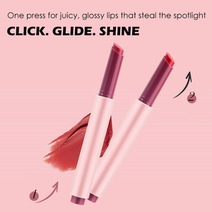 Private Label Moist urizing Lip Gloss Benutzer definierter atember au bender Lippenstift Hot Selling Langlebiger Press Mirror Lipstick - Product Image 3