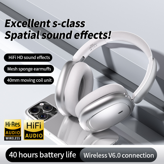 Special Design Headphones Factory Wireless Air Headset Stereo Sound High Quality Over Ear HiFi Studio Headphones
