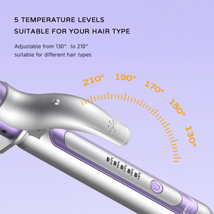 <span class=keywords><strong>Rizador</strong></span> de Pelo Cerámico PTC <span class=keywords><strong>KEMEI</strong></span> KM-3180 para Mujer, 47W, Enchufe Europeo, Calentamiento Rápido, 5 Niveles de Temperatura, Iónico, Cable Giratorio 360°, Herramienta Portátil para Peinado DIY - Product Image 4
