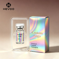 Étui rigide pour flacons de peptides avec mousse de protection pour flacons en verre de 3 ml et 5 ml, idéal pour les voyages et le stockage en laboratoire