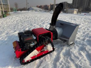 最新の産業用・DIYグレードハイブリッド油電併用除雪滑り止めロボット除雪機ラジコン式 - Product Image 5