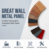 Paneles Metálicos Decorativos de 16 mm para Puertas de Rejilla y Decoración de Paredes Interiores Modernas, Panel de Pared de Lámina Metálica