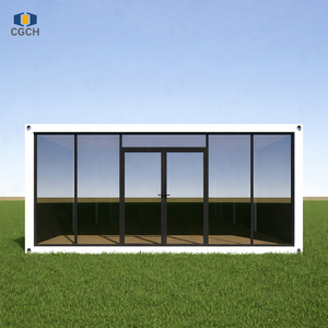 CGCH Casa Container Prefabbricata Impermeabile <span class=keywords><strong>di</strong></span> Alta Qualità con Pareti in Vetro per Glamping, Negozio al Dettaglio, Bar, Caffè, <span class=keywords><strong>Ristorante</strong></span> - Product Image 1
