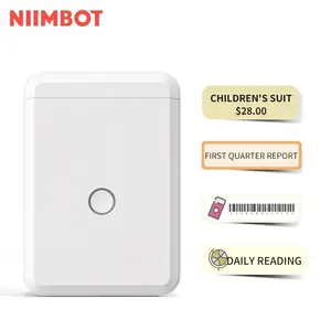 NiiMbot D110 imprimante d'étiquettes thermiques, autocollant personnalisé, nouveau modèle, bon marché, code-barres, Logo, imprimante Portable, 15mm