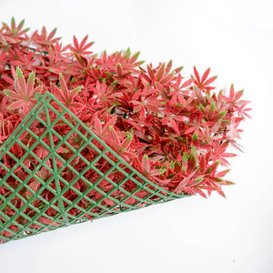 Pannelli verdi in bosso fogliame in plastica rivestimento murale fiore artificiale piante finte decorazione da appendere a parete - Product Image 5
