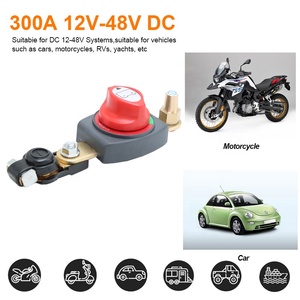 Interruttore di Disconnessione/Isolatore Master a 2 Poli in Rame DC 12-48V per Batterie Auto e Barche con Terminali - Product Image 6