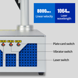 LY Machine de gravure de marquage laser à fibre de bureau 20W 30W 50W Graveur de métal pour PVC Plastique Acier inoxydable Découpe d'or - Product Image 5