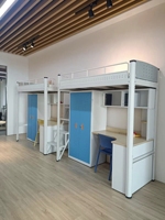 Lits superposés en métal modernes, durables et de haute qualité, de grande taille, pour adultes, avec escalier, pour les dortoirs scolaires, fabriqués en Chine, prêts à être expédiés