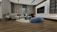 Suelos de SPC, LVT, LVP, PVC, para Dormitorio, Hogar, Uso Industrial, Resistentes al Desgaste, Impermeables, con Aspecto de Madera, Losetas Encajables de 7mm y 8mm