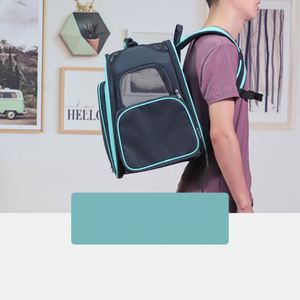 Transportín para perros y gatos, mochila para mascotas, bolsas de viaje de doble uso, malla transpirable, bolsa de transporte para perros y gatos pequeños - Product Image 3