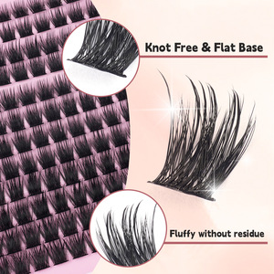 Meilleures ventes DIY <span class=keywords><strong>Cils</strong></span> artificiels bouclés brillants en cheveux synthétiques sans cruauté animale pour SHEIN, style européen et américain - Product Image 4
