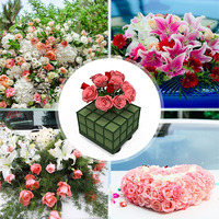 Mousse florale personnalisable en plastique pour fleurs fraîches et artificielles – Facile à absorber, idéale pour l'arrangement floral en usine