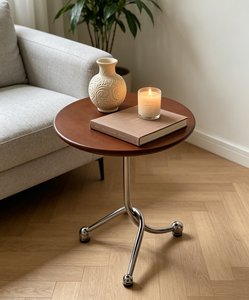 <span class=keywords><strong>Table</strong></span> <span class=keywords><strong>basse</strong></span> sur <span class=keywords><strong>pied</strong></span> portable moderne faite à la main, petite <span class=keywords><strong>table</strong></span> d'appoint décorative en bois pour salon – Offre spéciale - Product Image 3