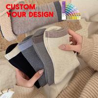 Chaussettes d'affaires mi-mollet en laine pour homme, respirantes, absorbant la transpiration, à couleurs contrastées, de haute qualité, pour usage quotidien, vente en gros