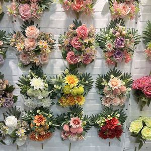 Nuevo <span class=keywords><strong>Arreglo</strong></span> <span class=keywords><strong>Floral</strong></span> Artificial Grande Estilo Abanico 2026, No se Desvanece, para Uso en Exteriores en Tumbas y Cementerios Conmemorativos - Product Image 1