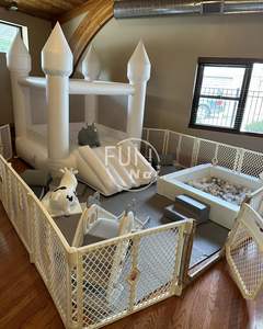 Piscina de <span class=keywords><strong>Bolas</strong></span> Comercial para Fiestas y Juegos, Equipo Infantil Adecuado para Interiores, Set de Juego Suave Blanco para Eventos Escolares - Product Image 2