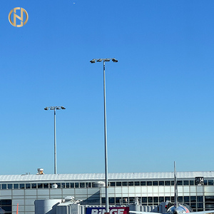 Qualité 15m 18m 20m 25m Acier Haut Mât Léger Poteau 15M Convient <span class=keywords><strong>Cage</strong></span> Échelle pour Football Fileld2 - Product Image 4