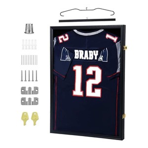 Vitrina de pared duradera para exhibir camisetas deportivas, marco abatible para camisetas de <span class=keywords><strong>baloncesto</strong></span>, marcos tipo caja de sombra para coleccionables firmados - Product Image 4