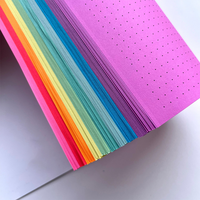 Carnet spirale classique arc-en-ciel A5, journal coloré, agenda de printemps personnalisé, papeterie de bureau et scolaire, cadeau, 100 feuilles de papier