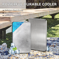 Ensemble de glacières isothermes en acier inoxydable (2/4/6/8/10 pièces) avec rétention de glace, congélation rapide et conception durable - Boîtes à lunch pour usage extérieur
