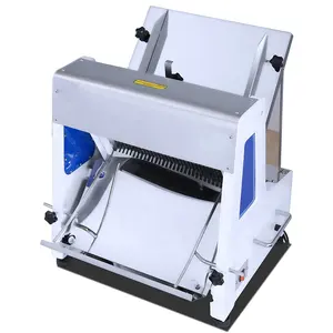 Commercial Electric Bread Slicer 0.8-1.2mm Multiple High Speed Bread Slicer Provided Blade Cutting Machine. Stainless Steel 70