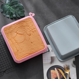 Heat Resistant Reusable Eco-Friendly Bread <b>Cake</b> <b>Mold</b> Non Stick 100% Silicone Dishes Pans Food Grade Oven Baking Tray - Product Image 2