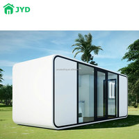 Junyaoding Cabine Apple modulaire préfabriquée en acier Maison Conteneur Mobilier de maison Villa préfabriquée pour arrière-cour Bureau Pod