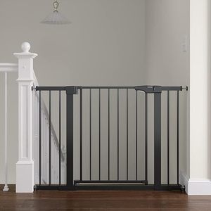 Cancello di sicurezza in acciaio retrattile per il bambino di protezione durevole per le scale di servizi igienici porte della cucina sicuro e robusto - Product Image 1