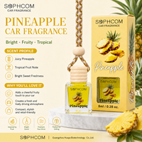 Diffuseur de parfum pour voiture 8ml, flacon suspendu en verre avec bouchon en bois, quatre couleurs, huile essentielle liquide, désodorisant pour rétroviseur