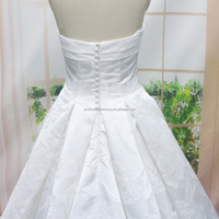 Nouvelle Arrivée Robe de Mariée Longue Coupe A-Line de Luxe Moderne de Haute Qualité, Élégante, Plissée et Sans Bretelles