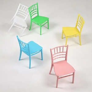 Hot Sale Free Sample Elegant Design Tiffany Chiavari Children Colorls Plastic Dining Party Kids <b>Chair</b> - Product Image 1