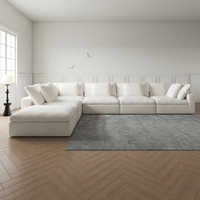 Canapé moderne et luxueux pour le salon avec nuage blanc Nouveau design Canapé-lit modulable avec nuage pour meubles de maison