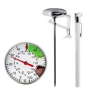 เทอร์โมมิเตอร์วัดอุณหภูมิอาหารในครัวเรือน นม กาแฟ แบบอ่านค่าทันที เทอร์โมมิเตอร์ดิจิตอล พร้อมหัววัดโลหะ เทอร์โมมิเตอร์สำหรับทำอาหาร - Product Image 2