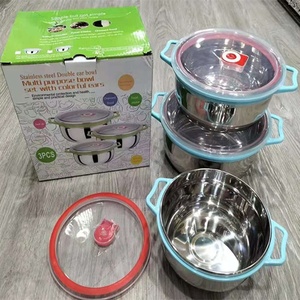 Large Capacity Stainless Steel Lunch <b>Box</b> Plastic Lid Fresh-Keeping Food Instant Noodle <b>Storage</b> for Baby Refrigerator Compatible - Product Image 5