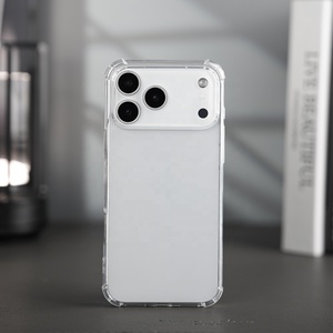 เคสใสกันกระแทก TPU รุ่น T035 สำหรับ iPhone 17 16 15 Pro Max ป้องกันเหลือง ใสเหมือนคริสตัล สำหรับ Android - Product Image 3