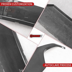 Decoración de Parachoques Trasero de Fibra de Carbono Seca de Buena Calidad, Estilo OEM, para Ferrari 458 - Product Image 3