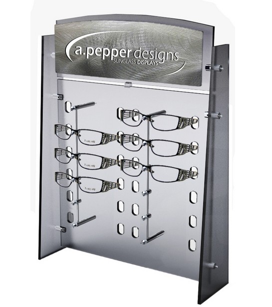 Новый настенный держатель для очков, реквизит, настенный дисплей для очков, Золотой металлический стеллаж для солнцезащитных очков