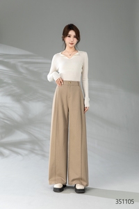 <span class=keywords><strong>Pantaloni</strong></span> larghi <span class=keywords><strong>blu</strong></span> <span class=keywords><strong>scuro</strong></span> da <span class=keywords><strong>donna</strong></span> <span class=keywords><strong>pantaloni</strong></span> da lavoro da lavoro da <span class=keywords><strong>donna</strong></span> <span class=keywords><strong>pantaloni</strong></span> lunghi e dritti da cerimonia - Product Image 6