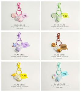Cute Food Cute Liquid Key Chain Milk Tea Bubble Pendant Cup Pendant Bag Pendants Keyrings Girl Bottle Liquid <b>Keychain</b> - Product Image 6
