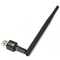 PIX-LINK 150M USB2.0 Adaptateur réseau interne sans fil 150Mbps Dongle pour ordinateur portable Stock Status-Récepteur Wifi Carte réseau