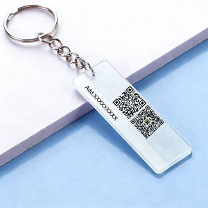 Porte-clés en acrylique imprimé UV imperméable, personnalisé, emblème <span class=keywords><strong>de</strong></span> <span class=keywords><strong>panneau</strong></span> <span class=keywords><strong>de</strong></span> <span class=keywords><strong>signalisation</strong></span> <span class=keywords><strong>de</strong></span> célébrité d'Internet, <span class=keywords><strong>code</strong></span> QR, pendentif, porte-clés d'étoile d'anime - Product Image 4